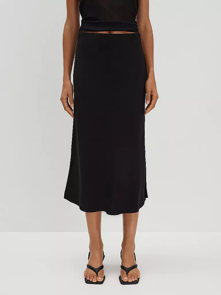 SOMEDAY | Midi falda ODINI | Negro