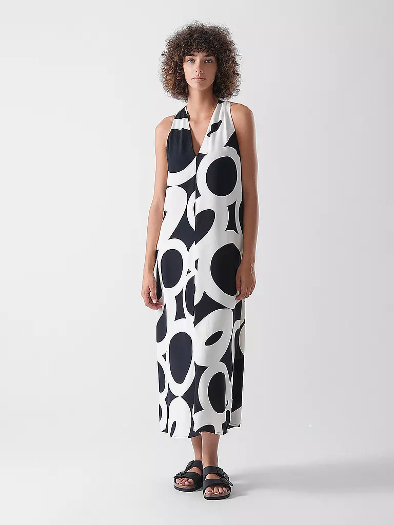 SOMEDAY | Midikleid QEDIRA PRINT | Negro