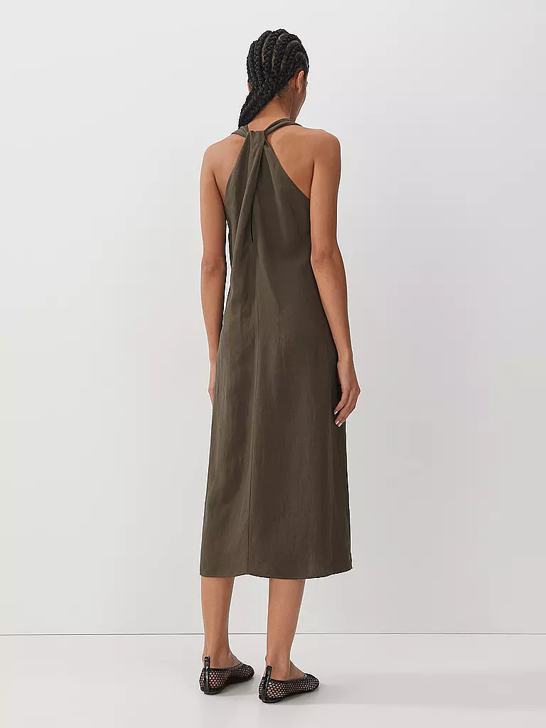 SOMEDAY | Midikleid QEDIRA | Verde oscuro