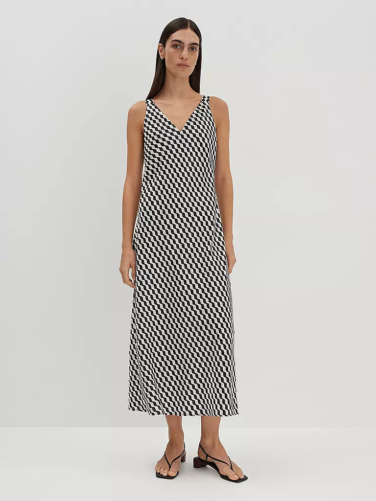 SOMEDAY | Midikleid QOVA GRAPHIC | Negro