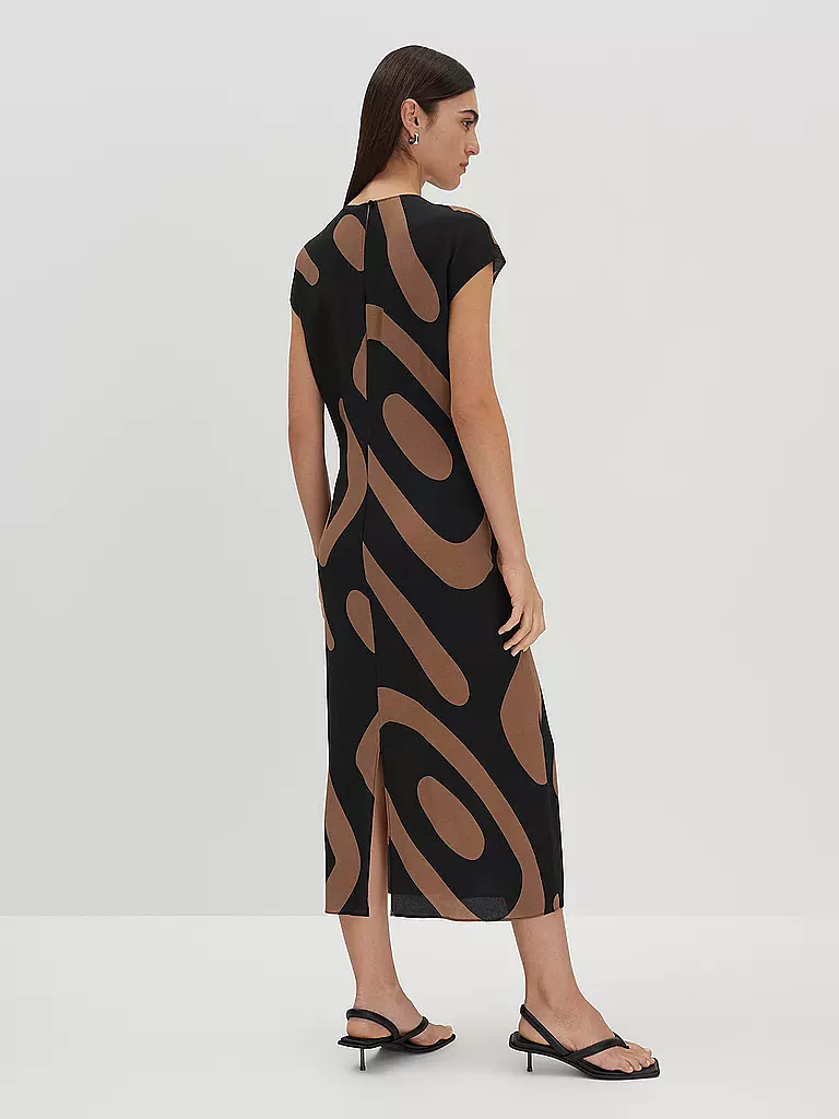 SOMEDAY | Midikleid QURESA | Negro