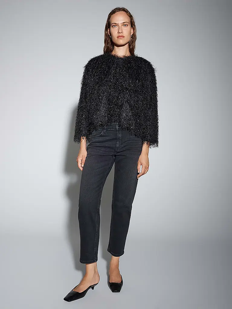 SOMEDAY | Produktname: Cárdigan UFEATHER
Marke: SOMEDAY
Farbe: schwarz
Kategorien: Mode, Damen

Ärmellänge: Ärmel 7/8
Ausschnitt: Rundhalsausschnitt
Material: Polyester / Polyamid
Musterung: Unifarben
Passform (Oberbekleidung): Locker
Stil: Pure | Negro