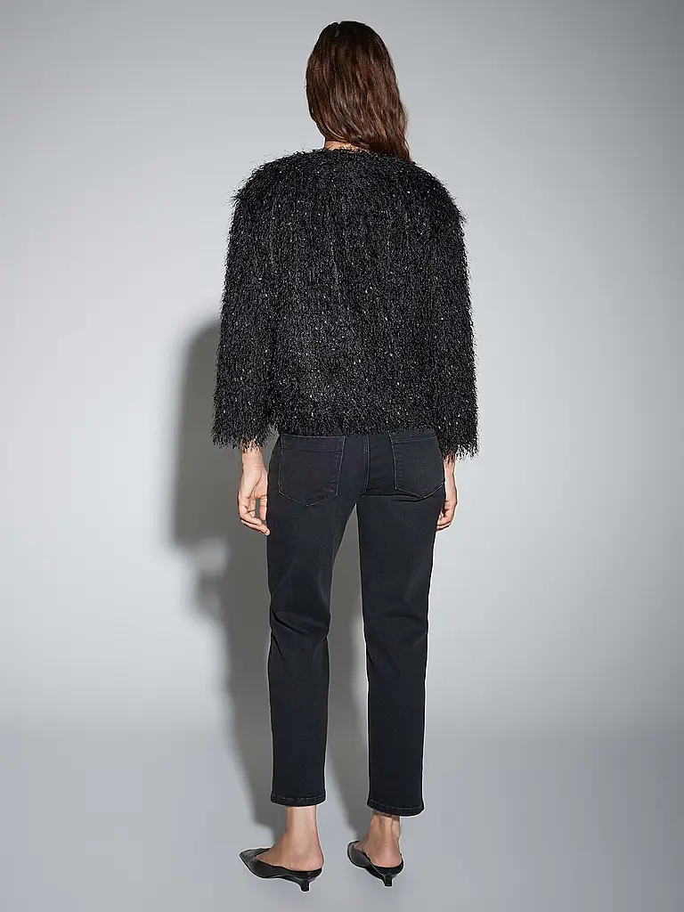 SOMEDAY | Produktname: Cárdigan UFEATHER
Marke: SOMEDAY
Farbe: schwarz
Kategorien: Mode, Damen
Ärmellänge: Ärmel 7/8
Ausschnitt: Rundhalsausschnitt
Material: Polyester / Polyamid
Musterung: Unifarben
Passform (Oberbekleidung): Locker
Stil: Pure |