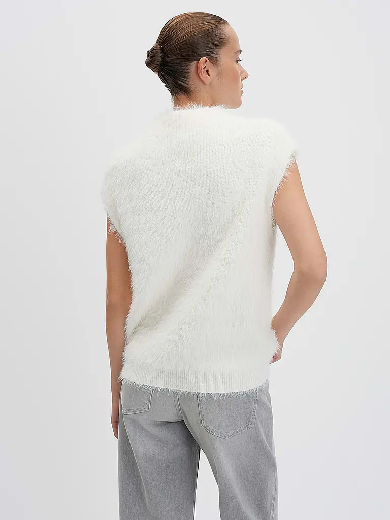 SOMEDAY | Pullunder TANNI
Marca: SOMEDAY
Color: blanco
Categorías: Moda, Mujer
Largo de manga: Sin mangas
Escote: Cuello redondo
Material: Poliéster / Poliamida
Estampado: Liso
Corte (Prenda exterior): Suelto
Estilo: Pure |