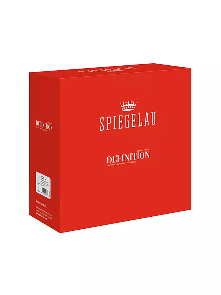 SPIEGELAU | Juego de 2 copas de vino tinto/Burdeos DEFINITION 750ml | transparent
