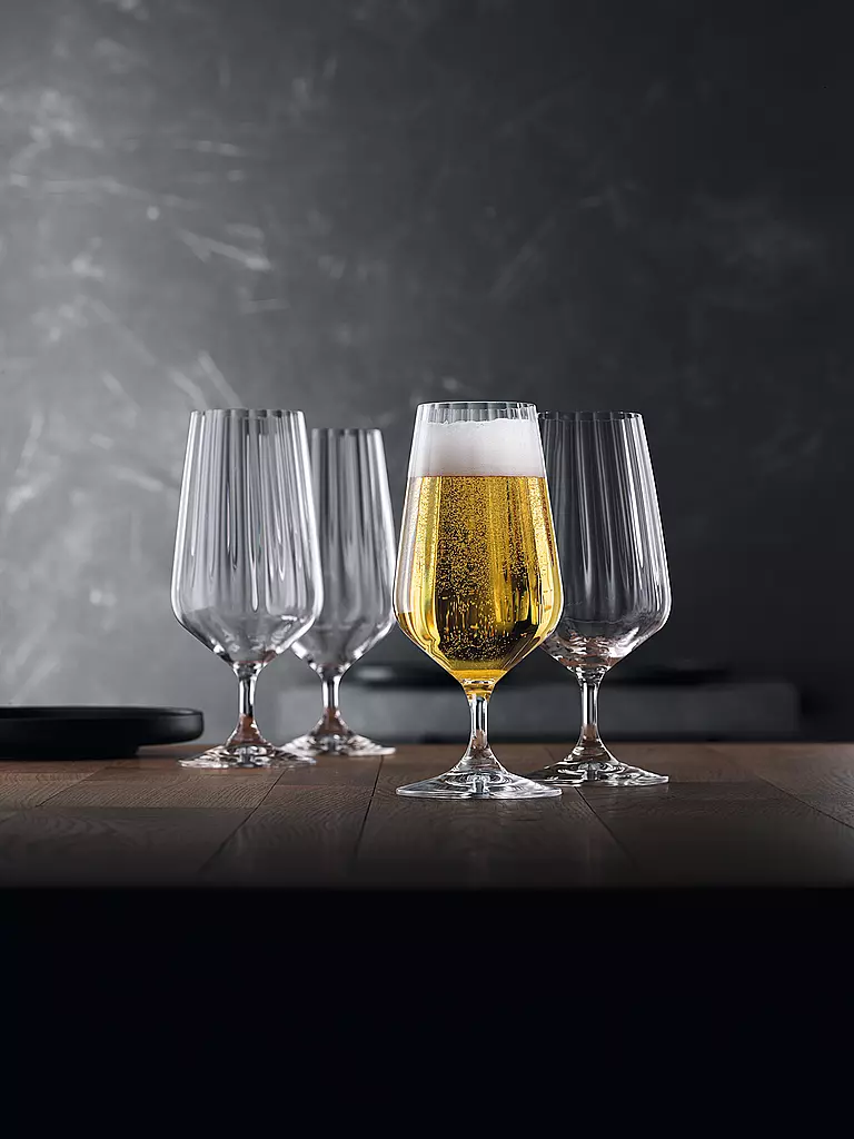 SPIEGELAU | Juego de 4 vasos de cerveza LIFESTYLE 440ml | Transparente