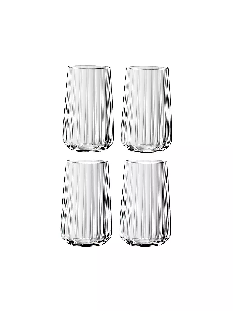 SPIEGELAU | Vaso de tubo alto Juego de 4 LIFESTYLE 4x510ml | transparent