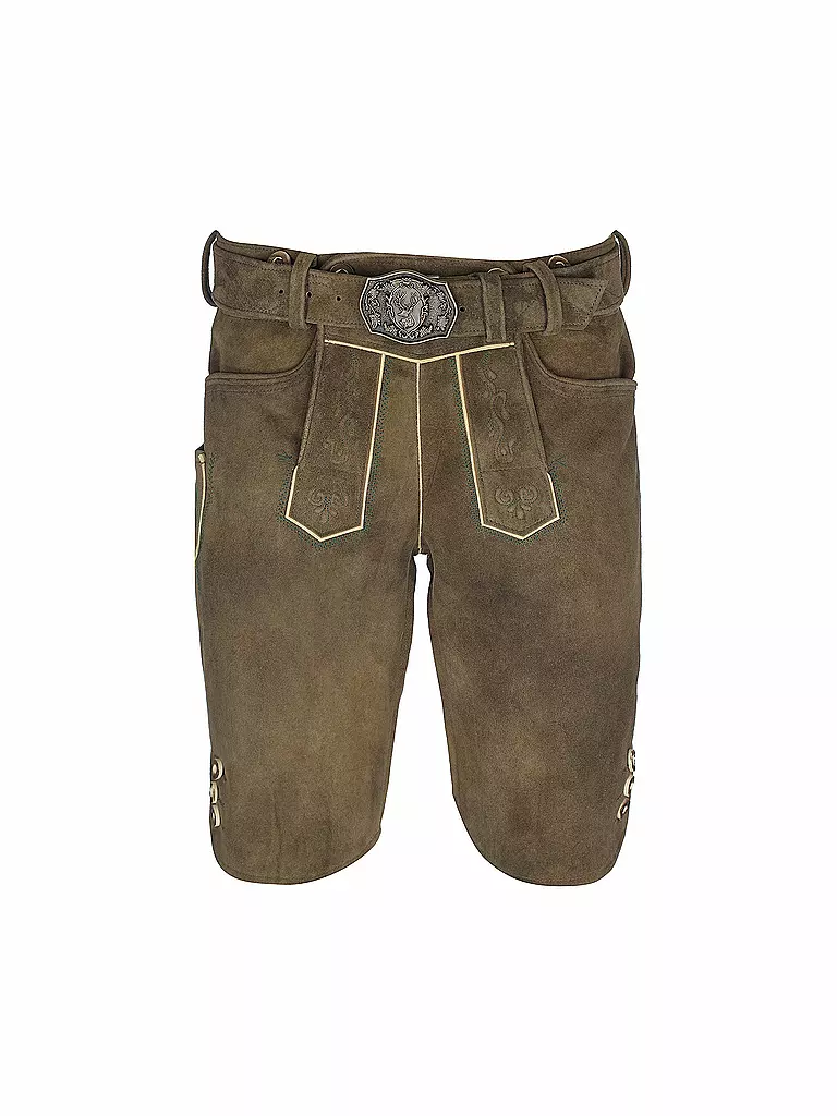 SPIETH & WENSKY | Pantalones de cuero Bisam | Marrón