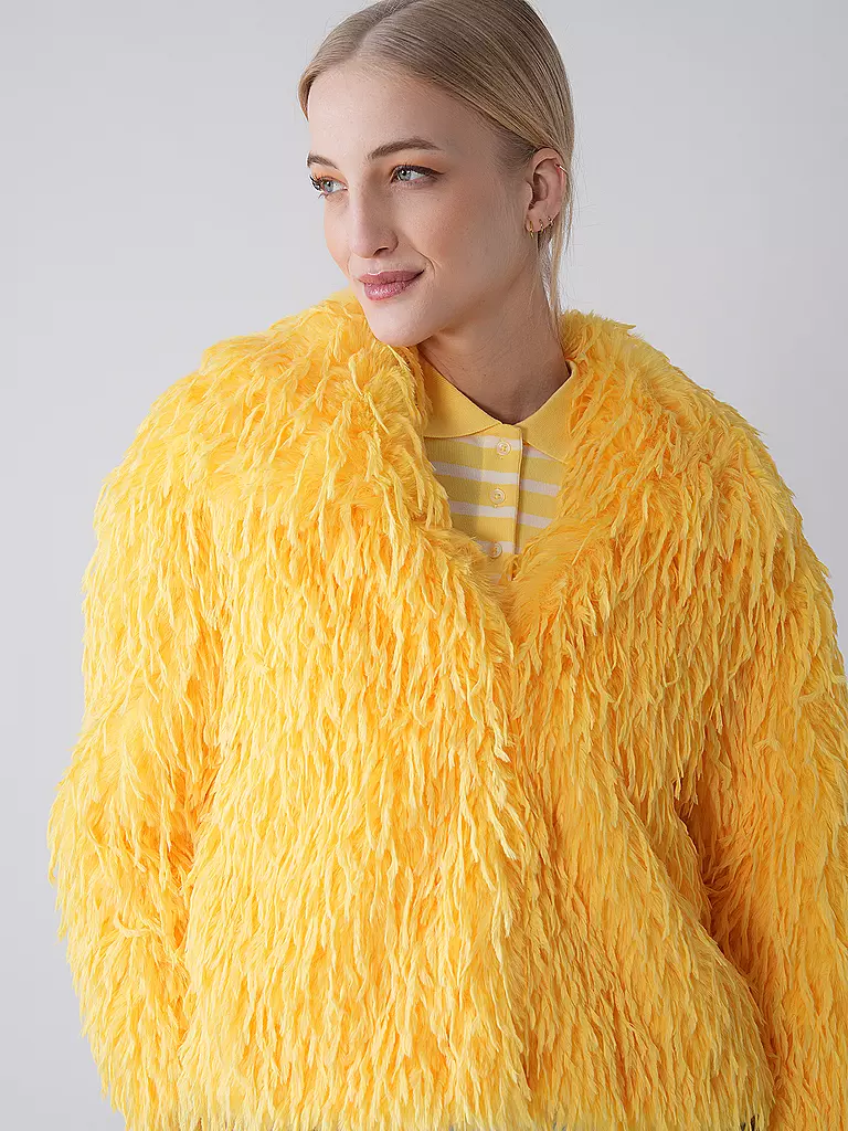 SPORTALM | Chaqueta con aspecto de piel | Amarillo