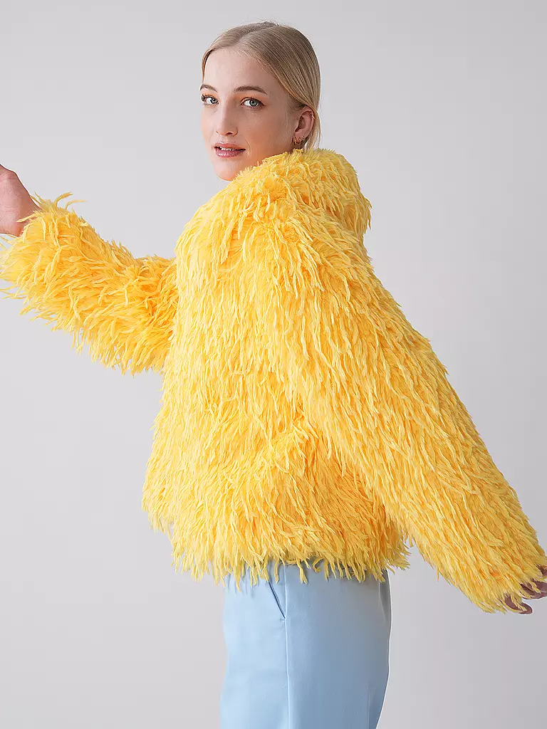 SPORTALM | Chaqueta con aspecto de piel | Amarillo