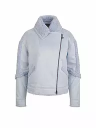 SPORTALM | Jacke in Felloptik | Azul claro