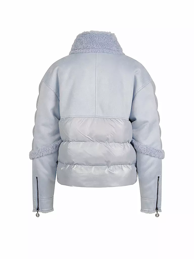 SPORTALM | Jacke in Felloptik | Azul claro