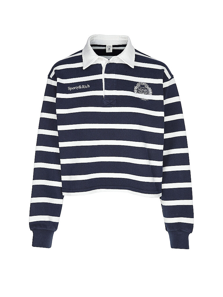 Sporty & Rich Polo azul oscuro S