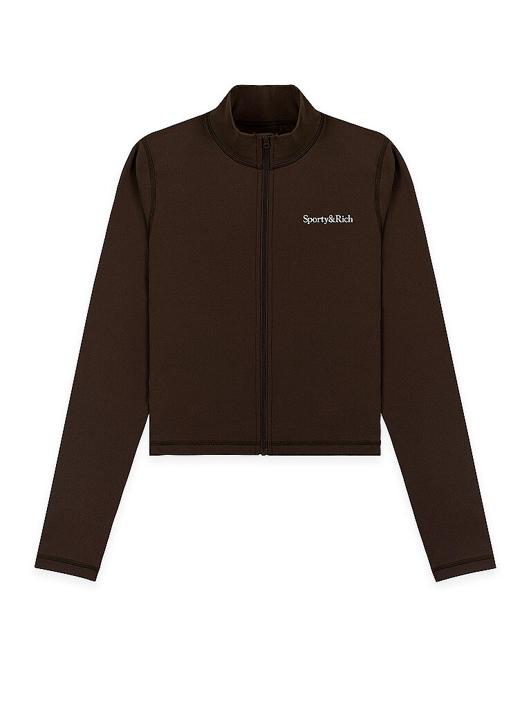 Sporty & Rich Sudadera SERIF marrón