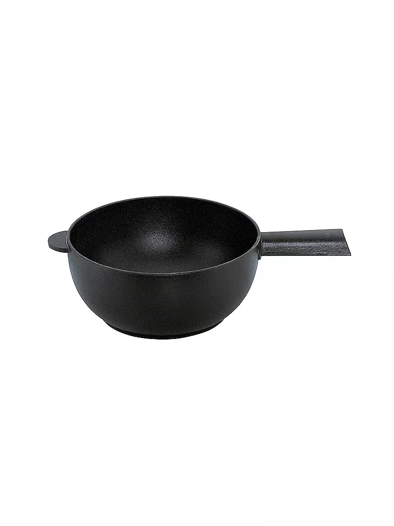 SPRING | Caquelón de fondue de hierro fundido 20 cm negro mate | Negro