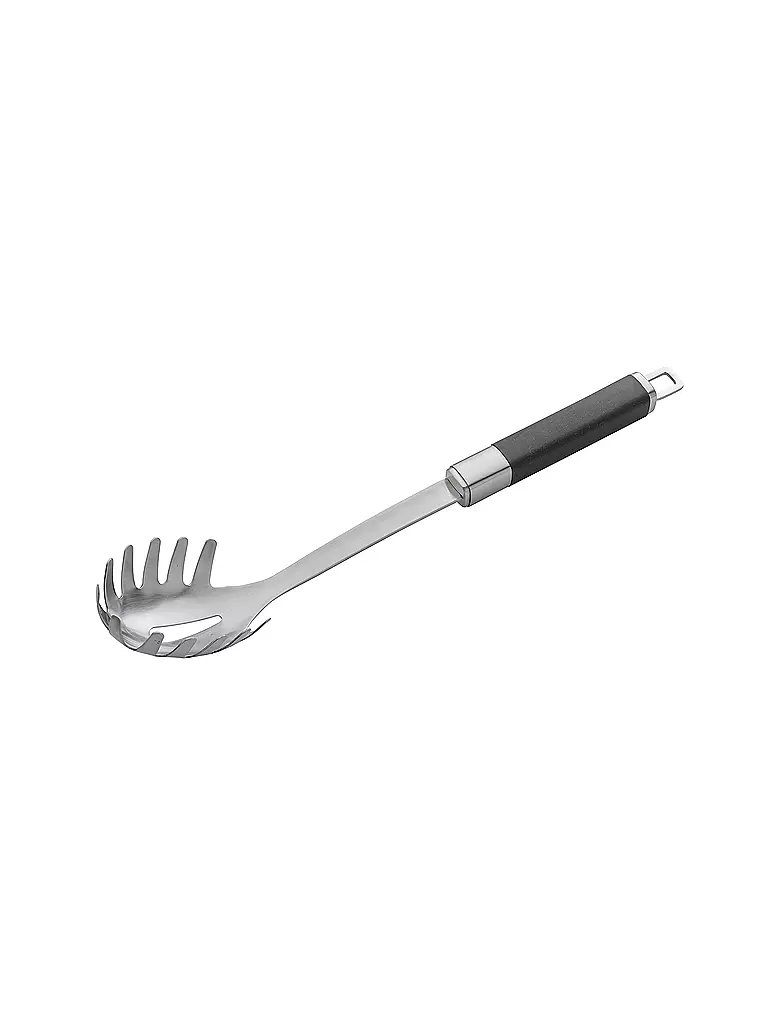 SPRING | Cucharón para espagueti 34,5 cm FUSION2+ Acero inoxidable Negro | silber