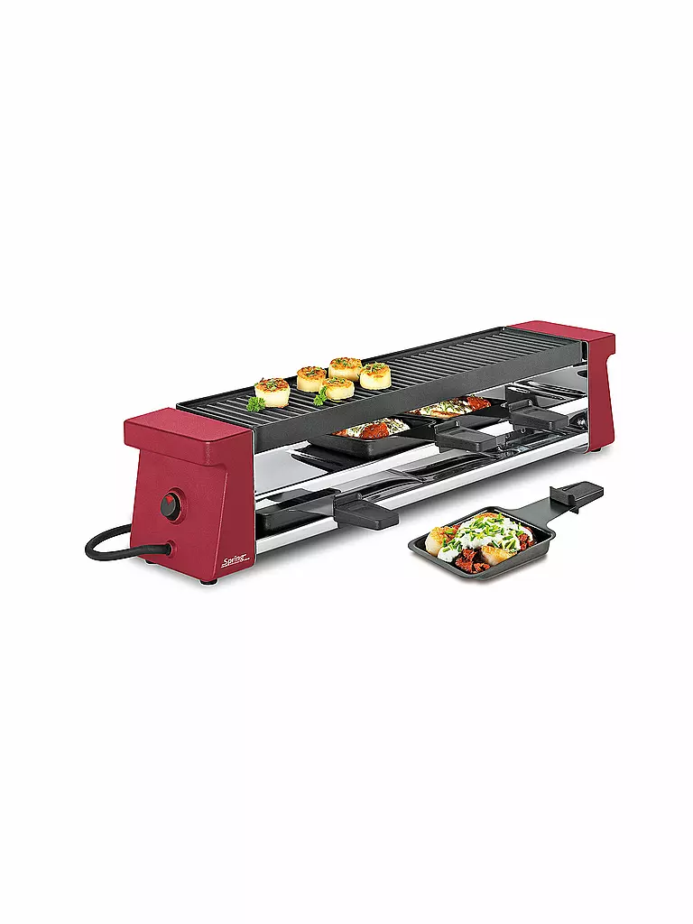 SPRING | Raclette 4 Compact (Rojo) | Rojo