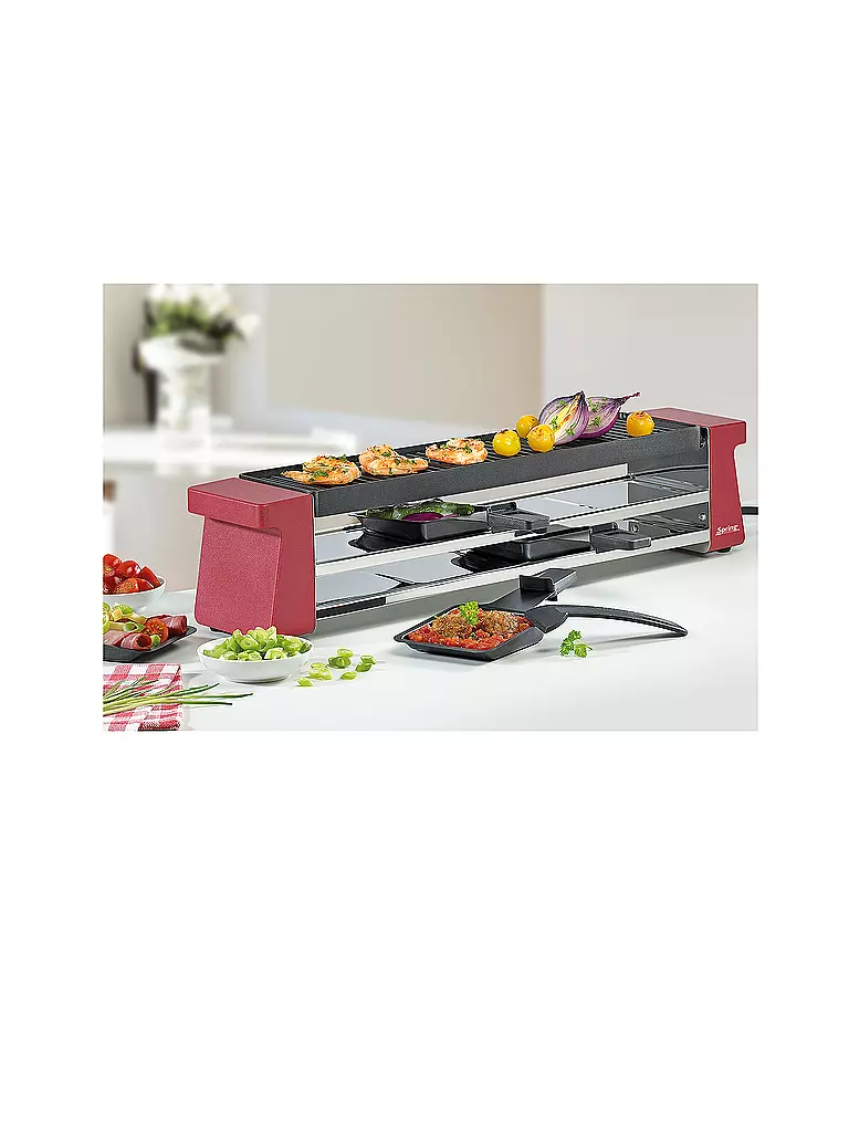 SPRING | Raclette 4 Compact (Rojo) | Rojo