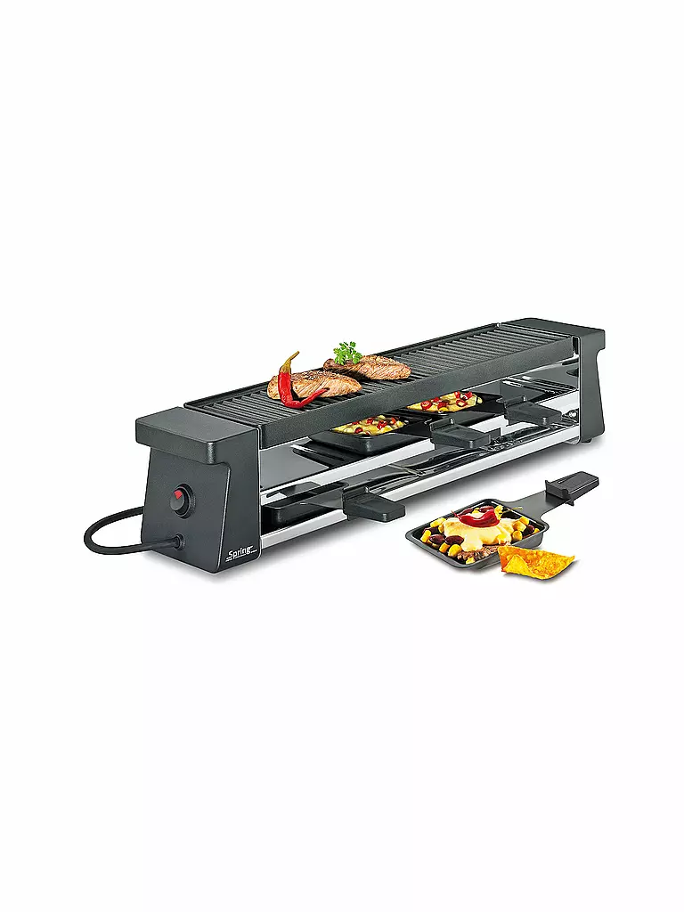 SPRING | Raclette 4 Compacto (Negro) | Negro