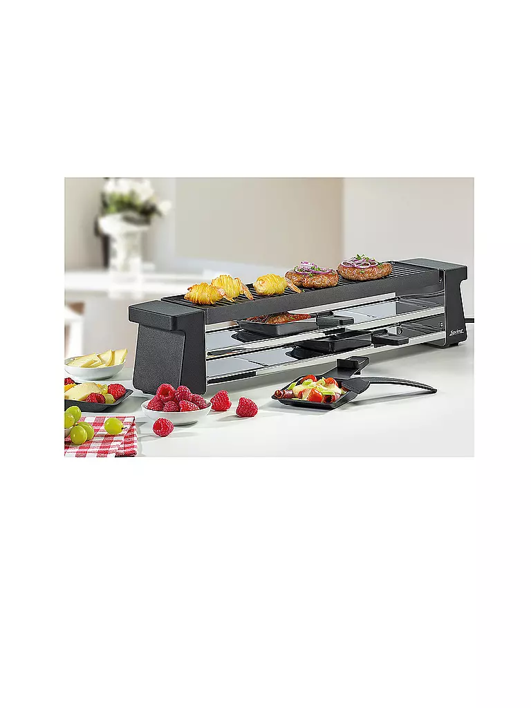 SPRING | Raclette 4 Compacto (Negro) | Negro