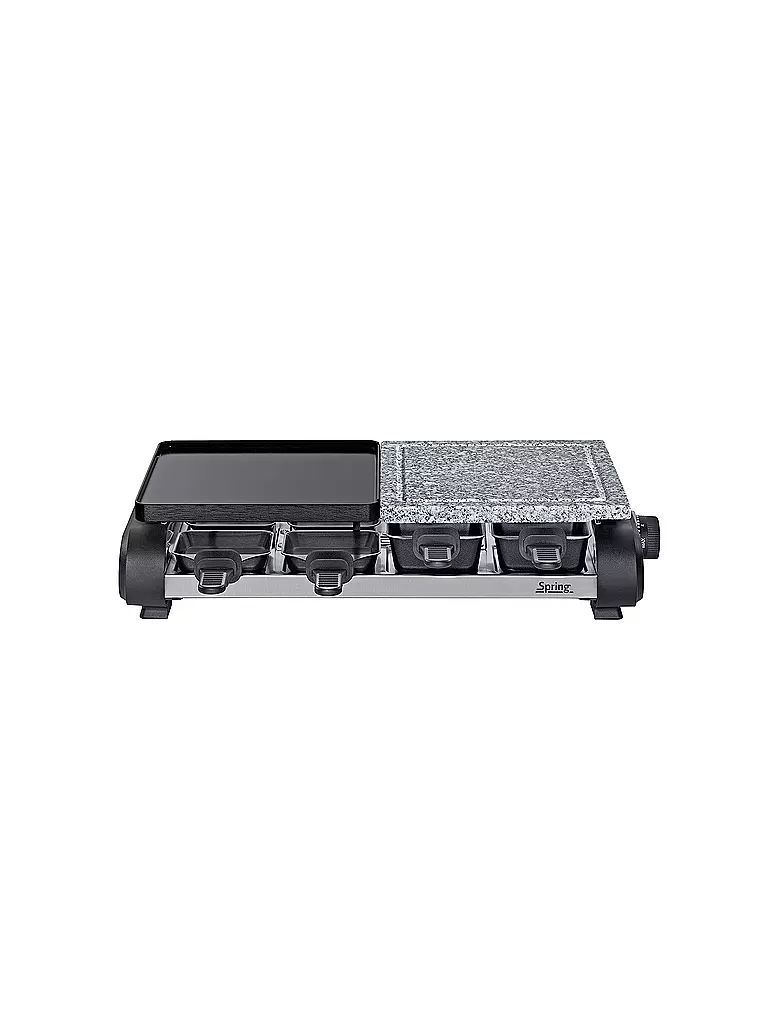 SPRING | Raclette para 8 personas BASIC Acero inoxidable | Plata