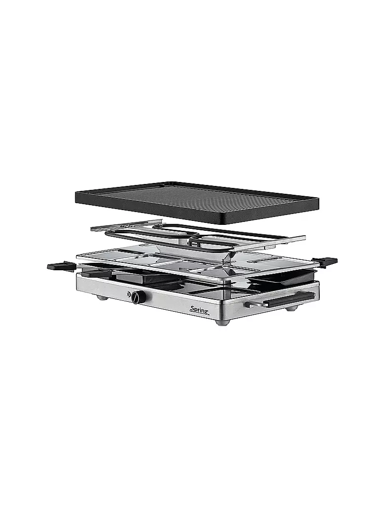 SPRING | Raclette8 CLASSIC Plancha de aluminio | 