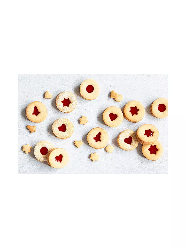 STAEDTER | Cortador Linzer liso, 5 piezas, acero inoxidable |