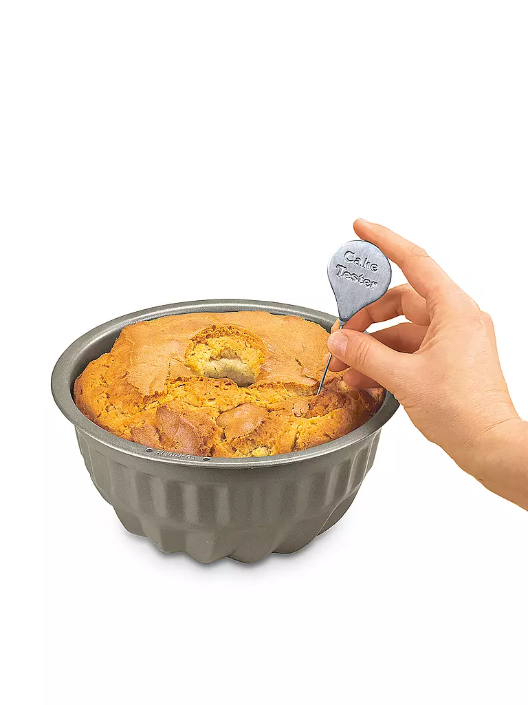 STAEDTER | Probador de pasteles, juego de 2, acero inoxidable | Plata