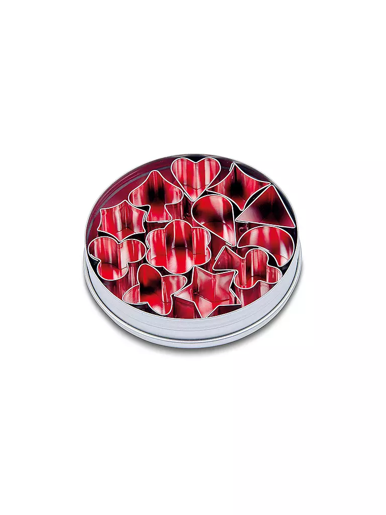STAEDTER | Set de cortadores de galletas - 12 motivos | Plata