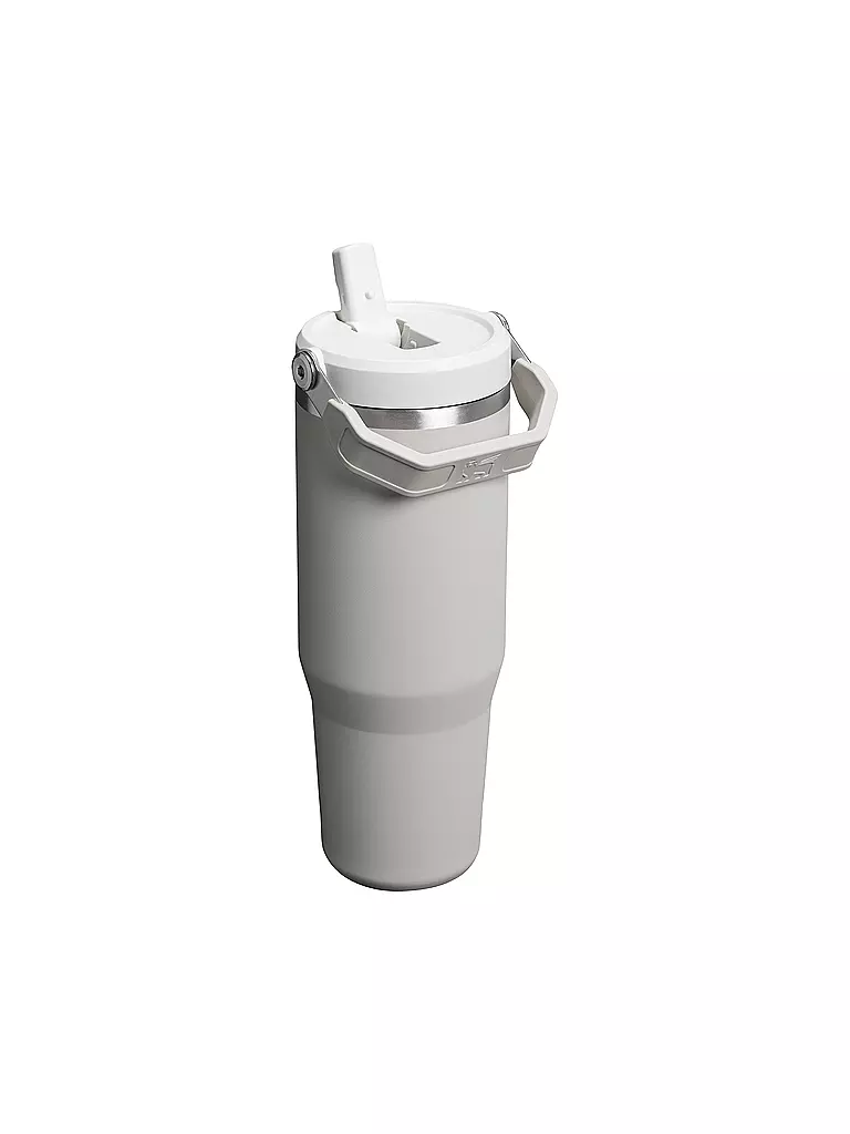 STANLEY | Botella aislante - Termo Classic FLIP STRAW 2.0 0,8l Ash | Gris claro