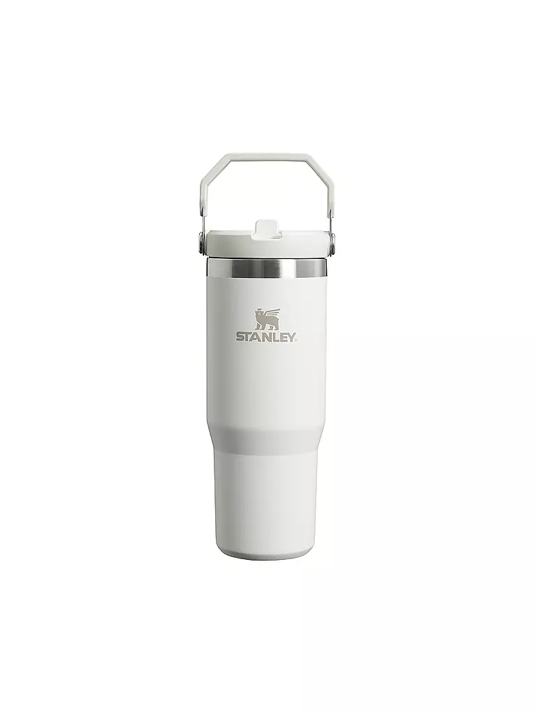 STANLEY | Botella aislante - Termo Classic FLIP STRAW 2.0 0,8l Frost | Blanco
