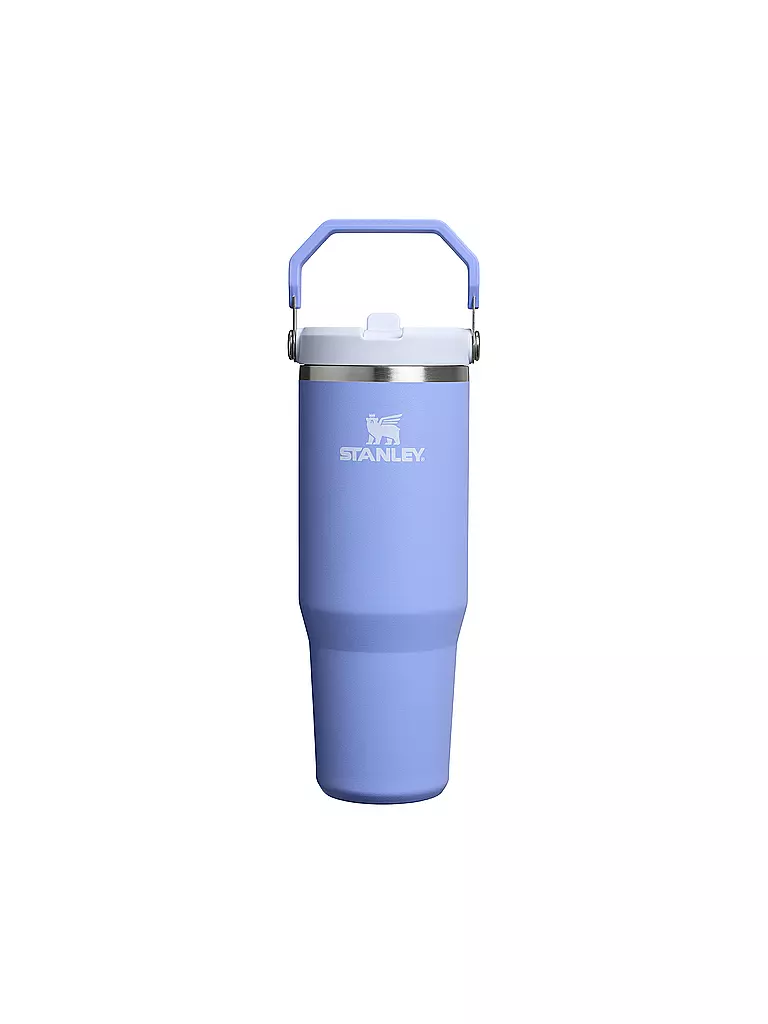 STANLEY | Botella aislante - Termo Classic FLIP STRAW 2.0 0,8l Hydrangea | Azul claro