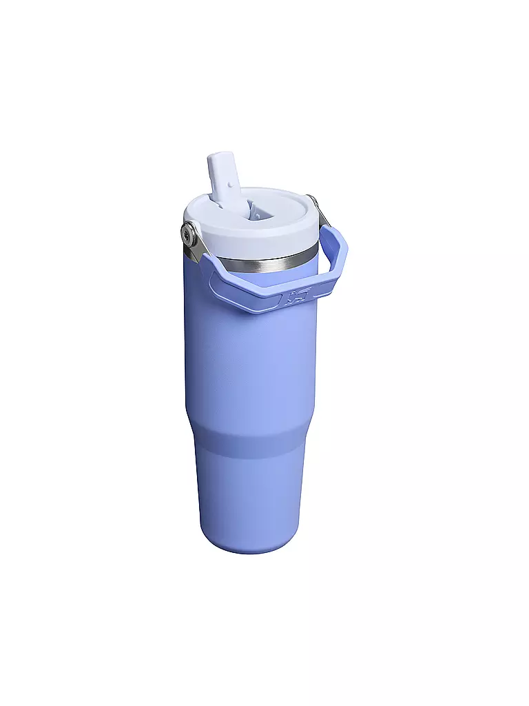 STANLEY | Botella aislante - Termo Classic FLIP STRAW 2.0 0,8l Hydrangea | Azul claro