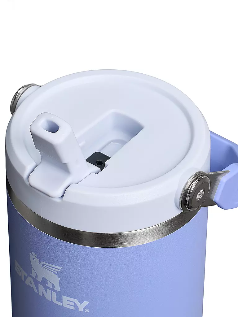 STANLEY | Botella aislante - Termo Classic FLIP STRAW 2.0 0,8l Hydrangea | Azul claro