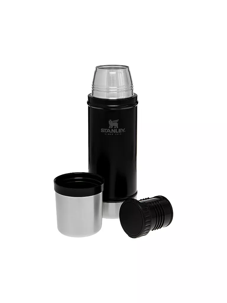 STANLEY | Botella aislante - Termo CLASSIC VACUUM BOTTLE 0,47l Black | Negro