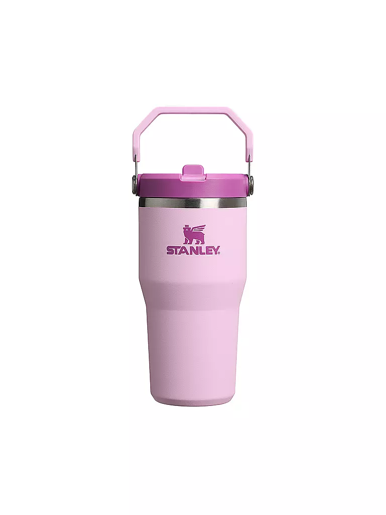 STANLEY | Botella aislante - Termo con pajita abatible 2.0 0.6l Cherry Blossom | Rosa
