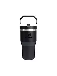 STANLEY | Botella aislante - Termo con pajita abatible 2.0 0.6l Cherry Blossom | Negro