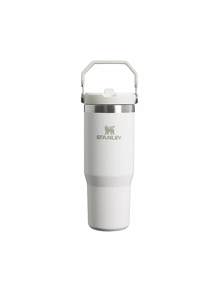 STANLEY | Botella aislante - Termo IceFlow Flip Straw Tumblers 0,89l | Blanco