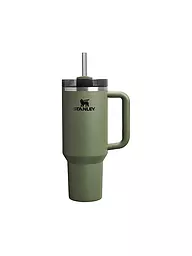 STANLEY | Botella aislante - Termo Quencher H2.0 FlowState™ Tumbler 1,2L Rose Quartz | Verde oscuro