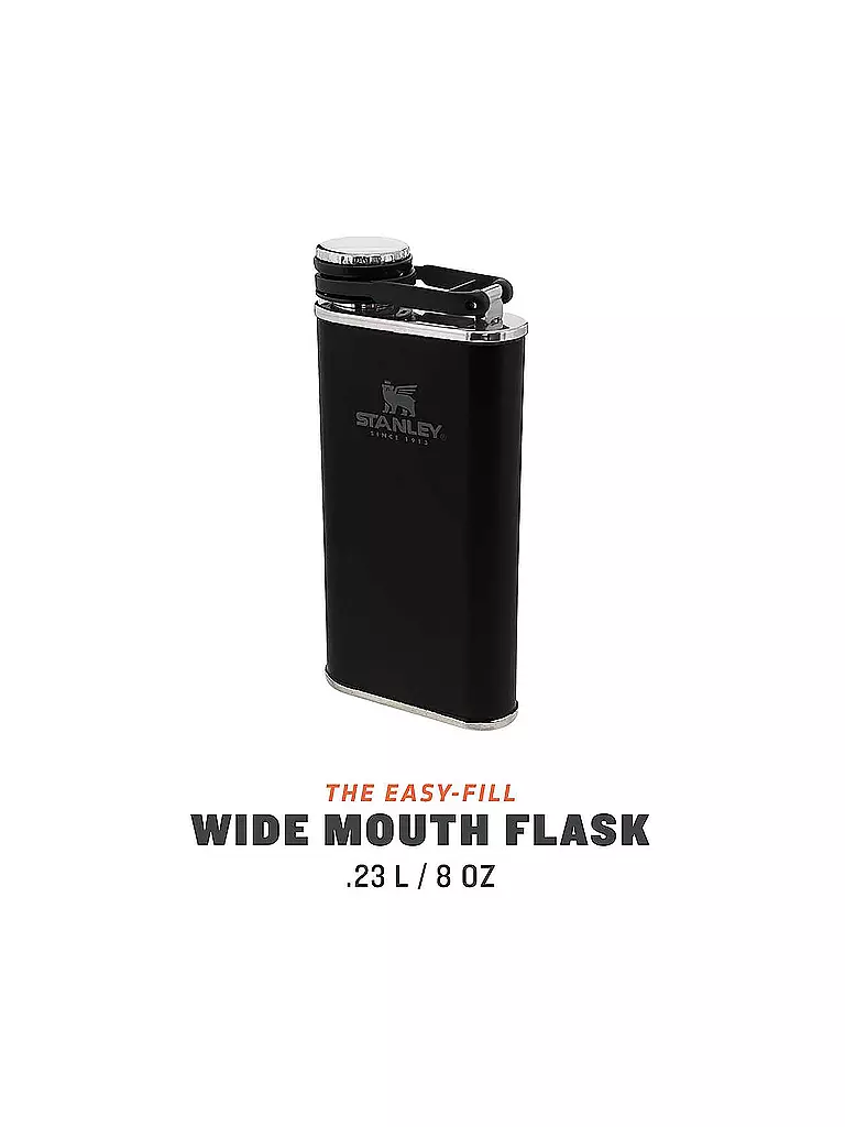 STANLEY | Flachmann Classic Flask 0,23l Negro | Negro