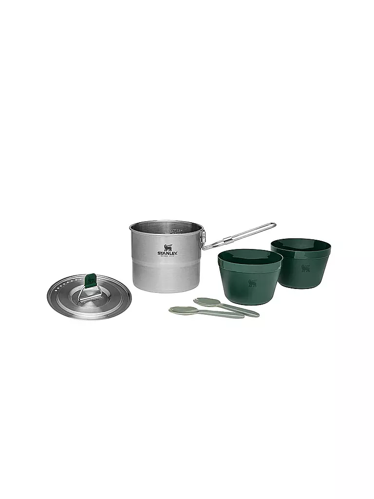 STANLEY | Juego de cocina para dos 1L Plata | Plata