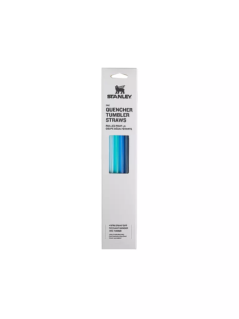 STANLEY | Set de 4 pajitas QUENCHER STAW SET Blue | Azul claro