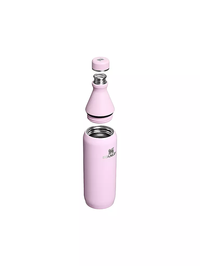 STANLEY | Termo - Botella térmica 0,6l ALL DAY SLIM BOTTLE CHERRY BLOSSOM | Rosa