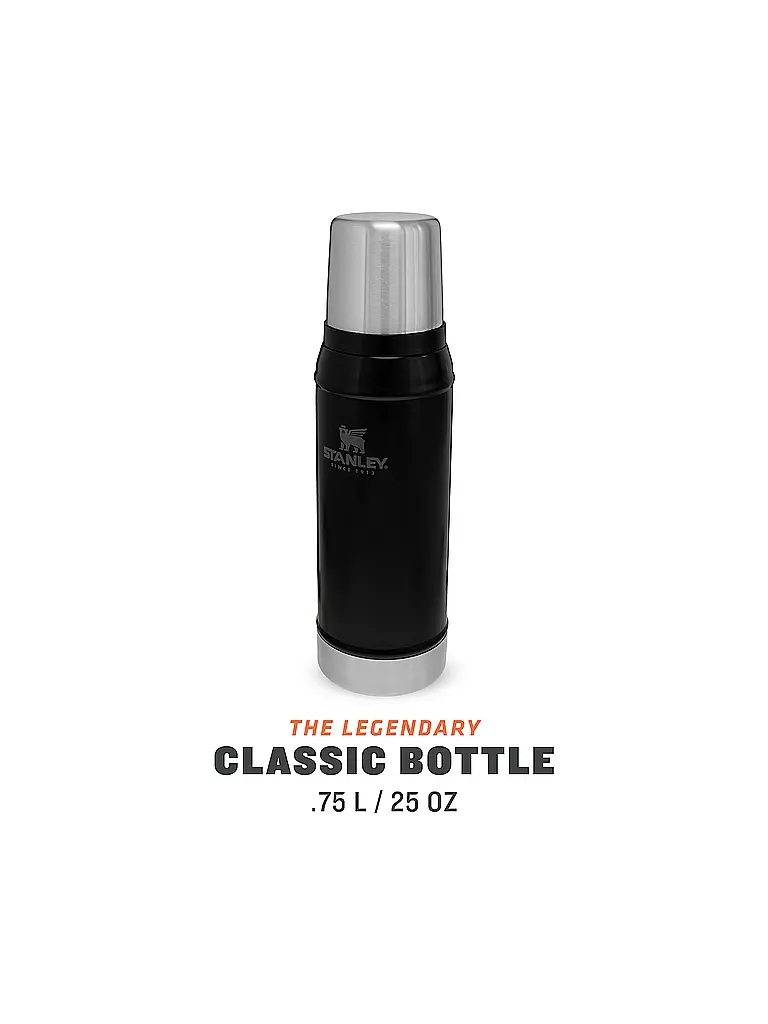 STANLEY | Termo - Botella térmica Classic 0,75l Negro | Negro