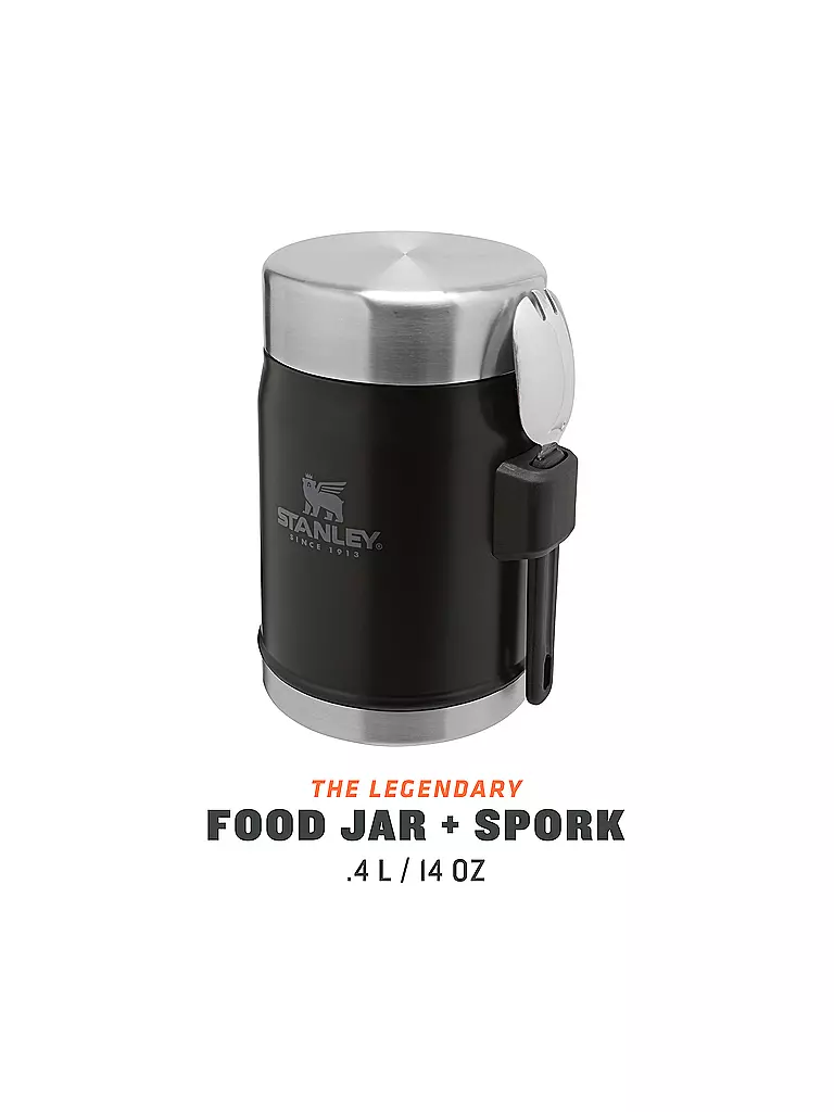 STANLEY | Termo para alimentos Food Jar 0,4 l Negro | Negro
