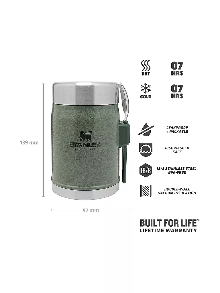 STANLEY | Termo para alimentos Food Jar 0,4l Verde | 