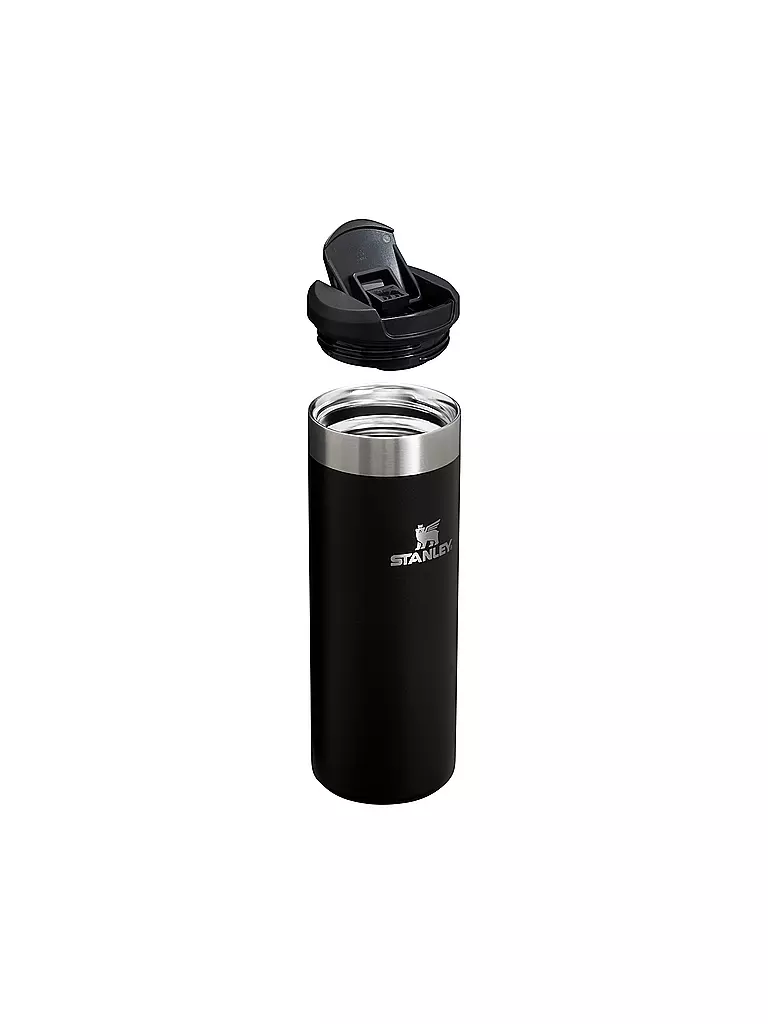 STANLEY | Vaso térmico AEROLIGHT TRANSIT MUG HAMMERTONE 0,47l Black 2.0 | Negro