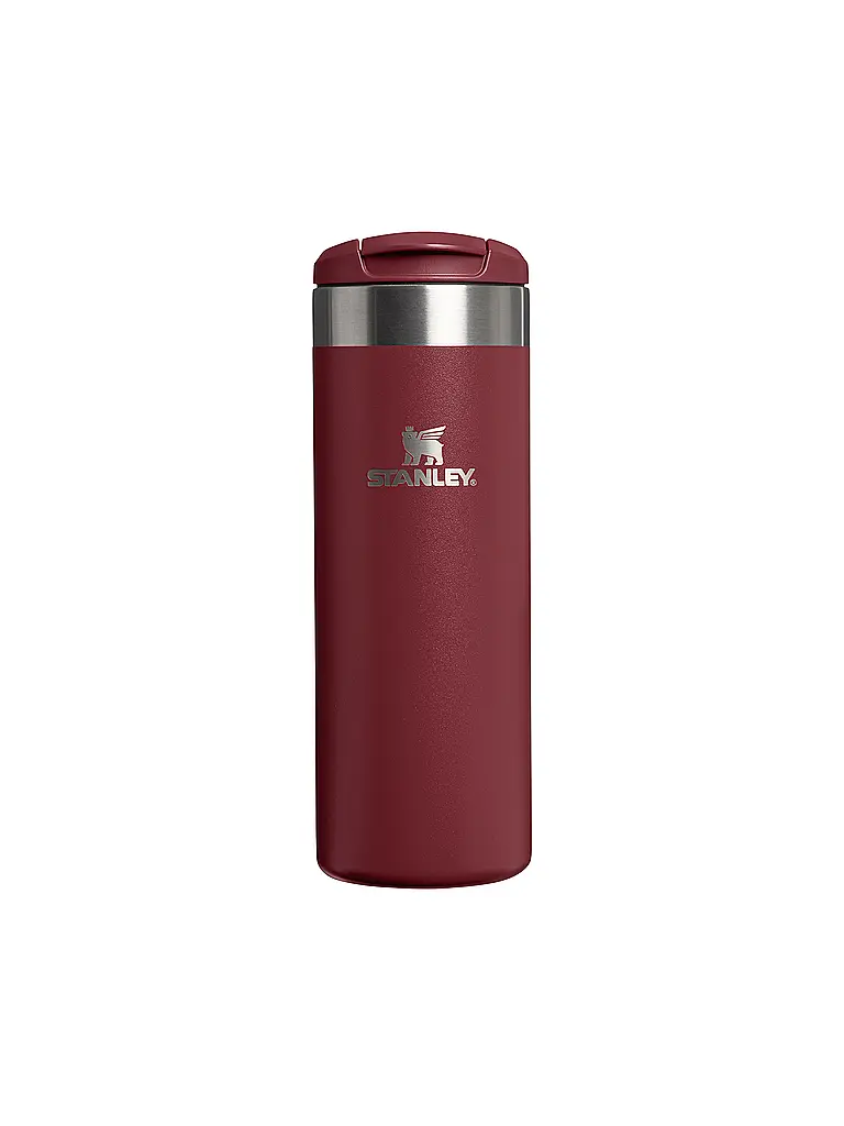 STANLEY | Vaso térmico AEROLIGHT TRANSIT MUG HAMMERTONE 0,47l Cranberry | Rojo oscuro