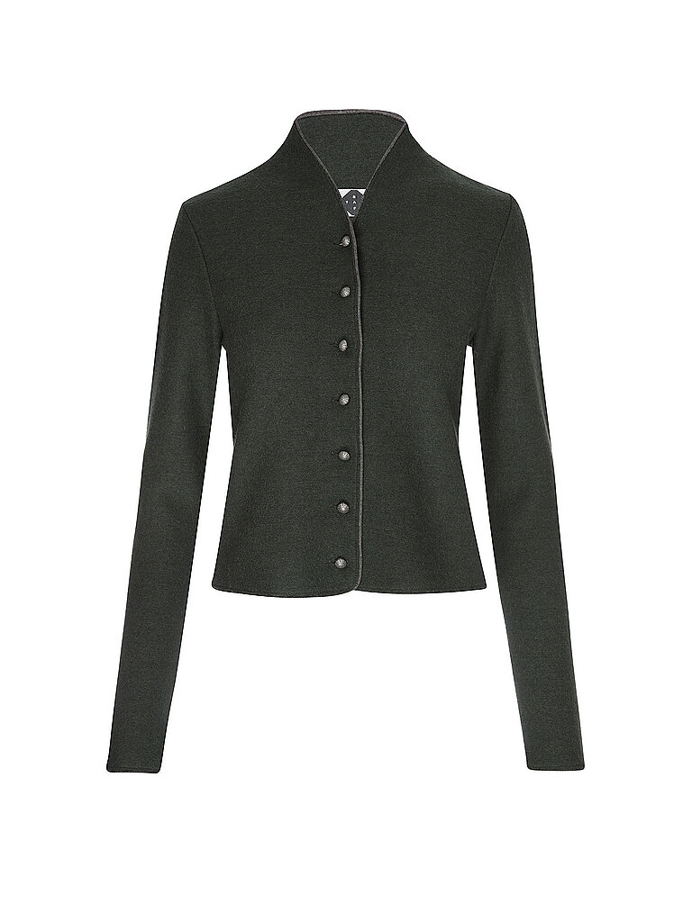 Stapf Trachtenstrickjacke BRUNA verde oscuro