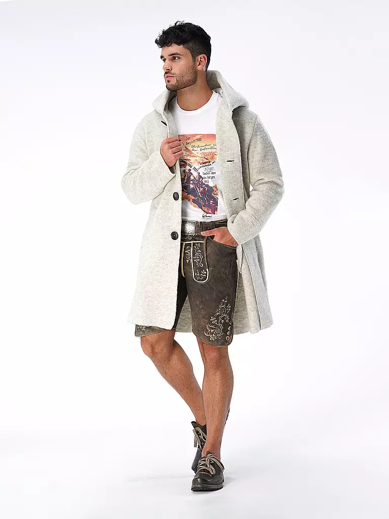 STAPF | Abrigo de lana corte oversized ADRIANO | Beige